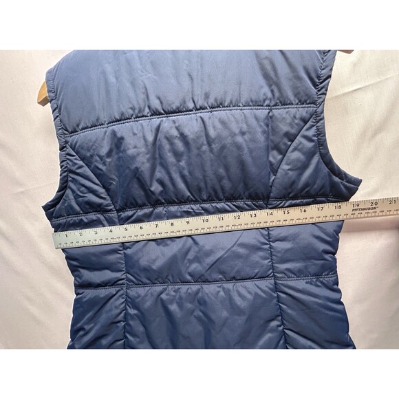 Aeropostale Women’s Large Purple Blue Puffer Vest Full Zip - Picture 6 of 7